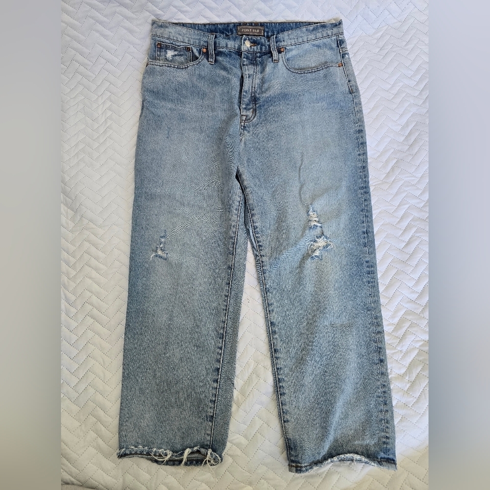Point Sur Straigh Leg Mom Jeans High Waisted
